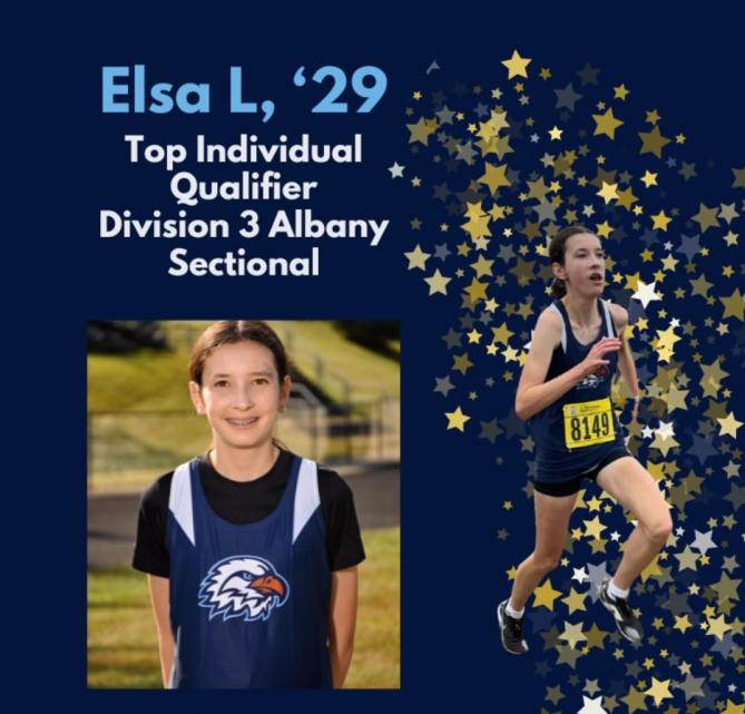 Elsa Lee '29 finished 33rd at the State Tournament